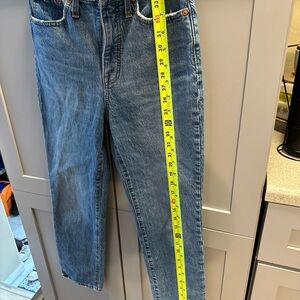 Madewell classic straight jean 25